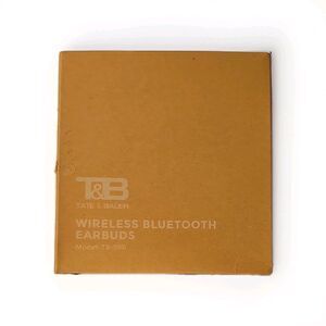 Tate & Bauer Bluetooth 5.0 Wireless Earbuds with Charging Case Built-in Mic